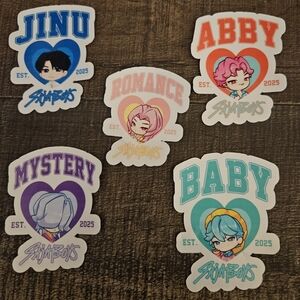 Kpop demon Hunters Saja Stickers Set